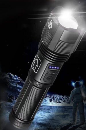 Waterproof laser military flashlight