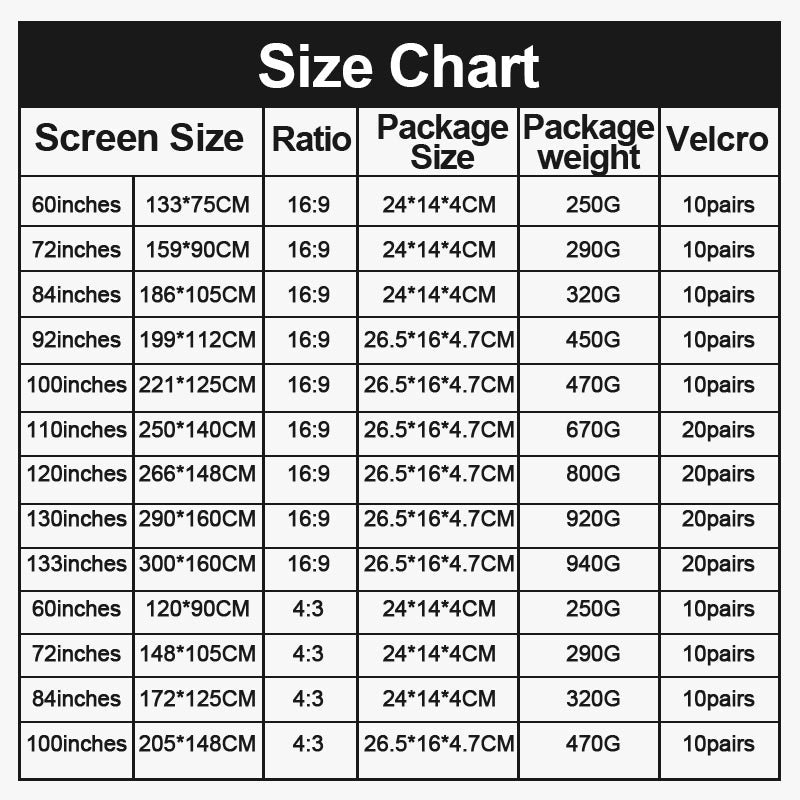 🔥Hot sale🔥Portable Projector 4K Anti-Light Folding Screen(Free shipping over £30 ) - Image 7
