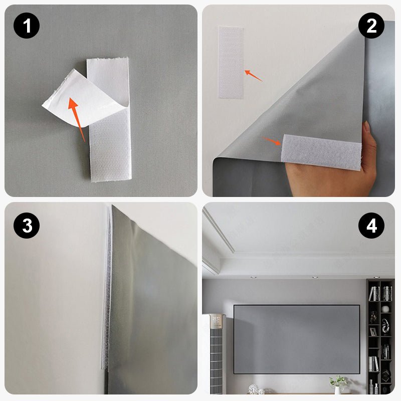 🔥Hot sale🔥Portable Projector 4K Anti-Light Folding Screen(Free shipping over £30 ) - Image 4