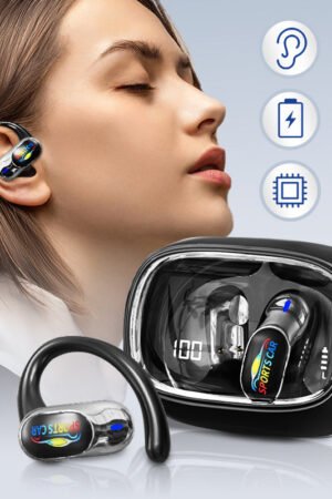 Waterproof Open Ear Earbuds with Noise Cancelling