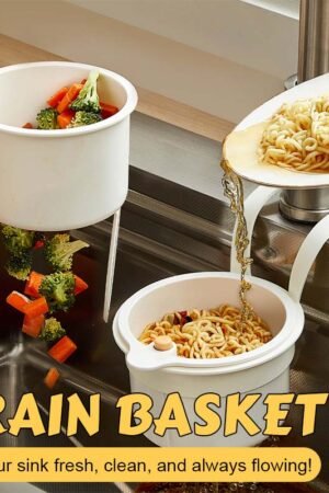 🎉Buy 2 Get 1 FREE – Multifunctional Drain Basket🍳Must-Have Kitchen Helper!