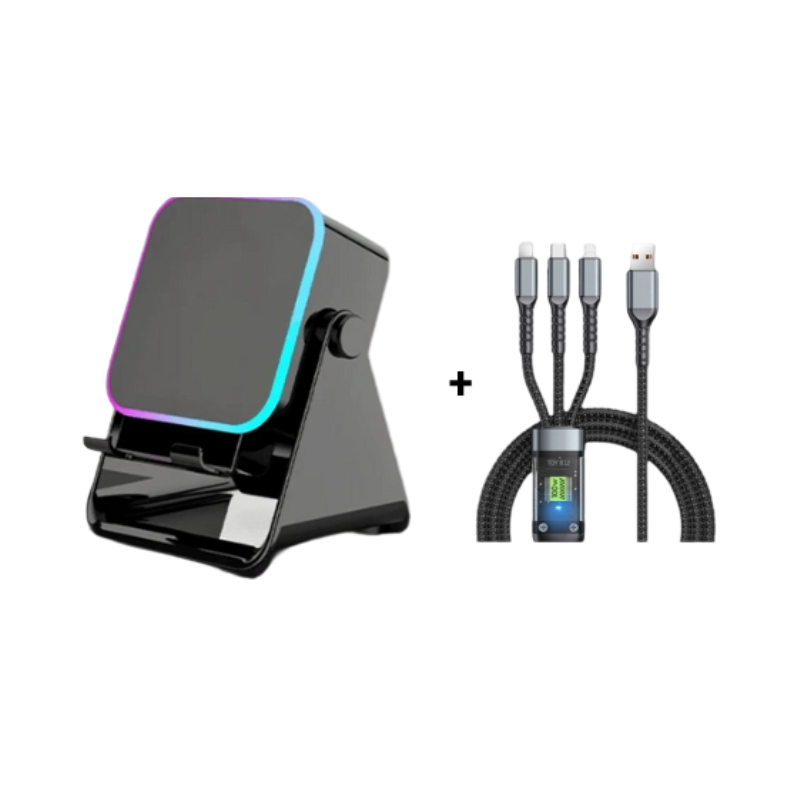 π 50% OFF 5-IN-1 WIRELESS SPEAKER STAND! π Induction Audio, Phone Holder & Ambient Light - Image 24