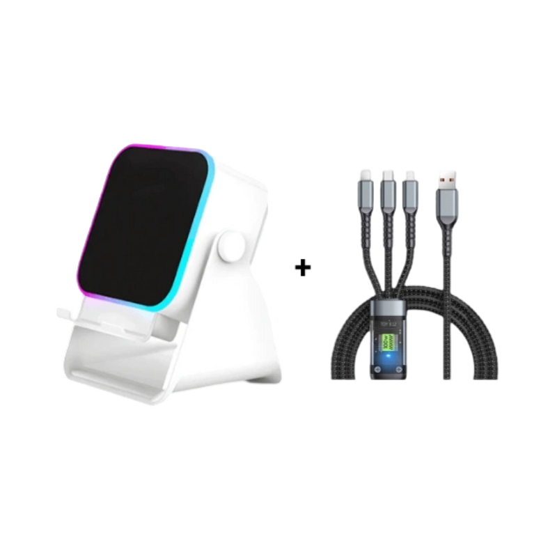 π 50% OFF 5-IN-1 WIRELESS SPEAKER STAND! π Induction Audio, Phone Holder & Ambient Light - Image 26