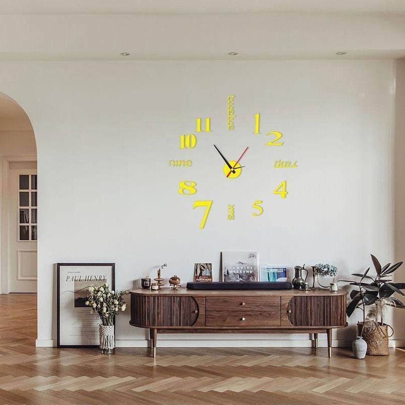 Modern DIY Punch-Free Wall Clock - Image 4