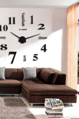 Modern DIY Punch-Free Wall Clock
