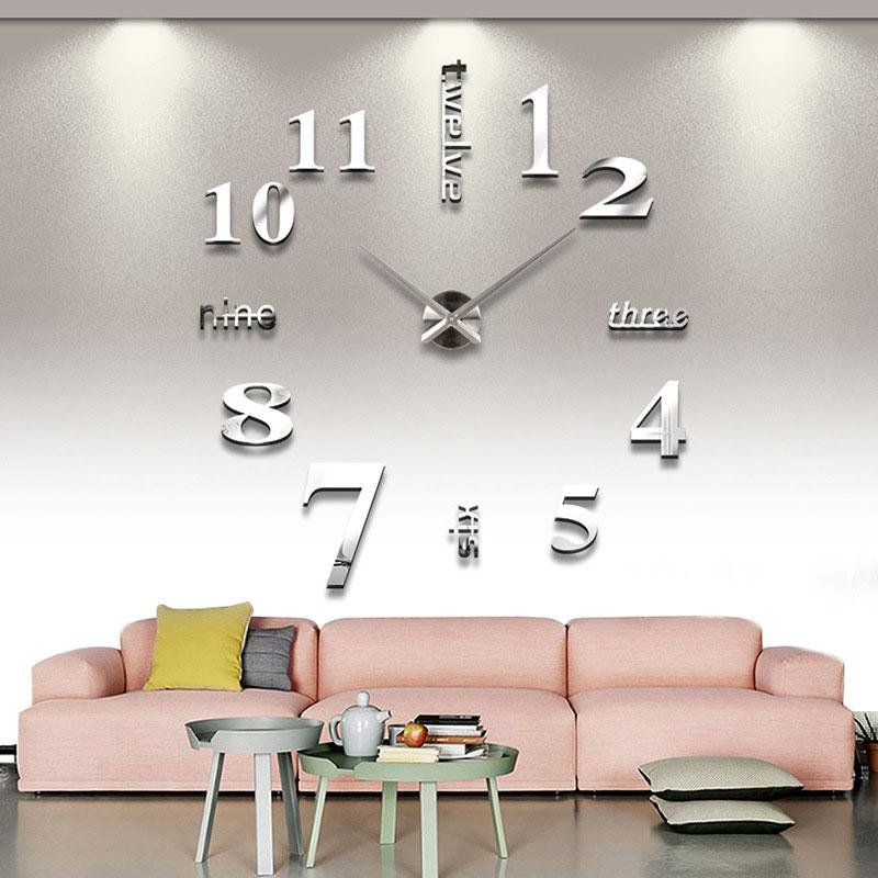 Modern DIY Punch-Free Wall Clock - Image 3