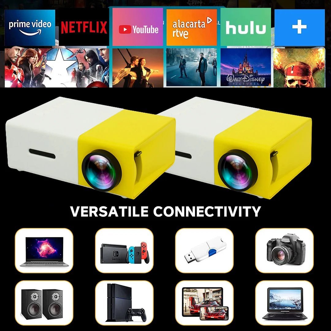 🔥HOT SALE-LED Home HD Mini Portable Micro Projector - Image 10