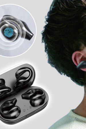 π₯2024 New Hot Sale 50% Offπ₯Wireless Ear Clip Bone Conduction Headphones