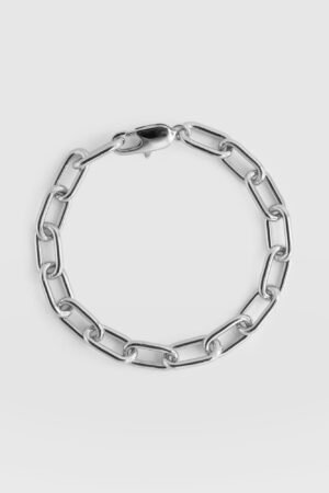 Cable Chain Bracelet - Silver