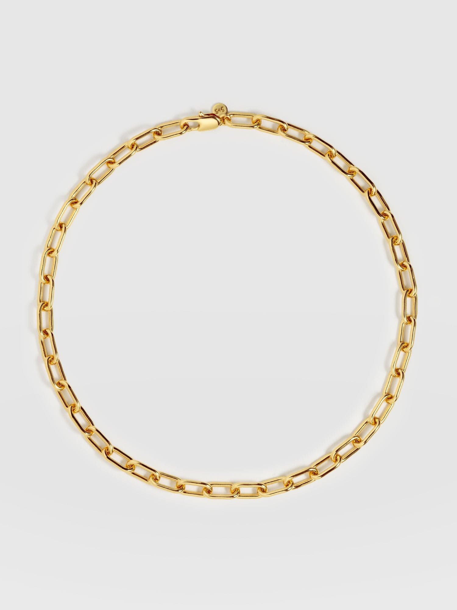 Cable Chain Necklace - Gold - Image 5