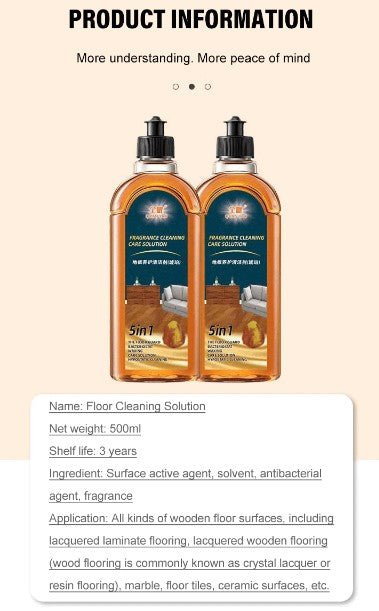 Floor Cleaner, Dual-Action Stain & Odor Remover, Protects Natural Floor Finishes - Image 3
