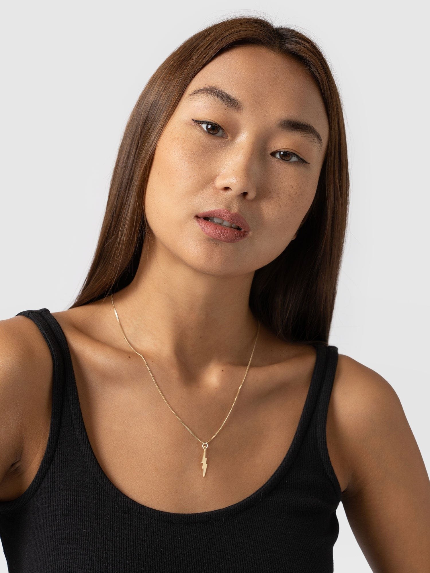 Lightning Necklace - Gold - Image 3