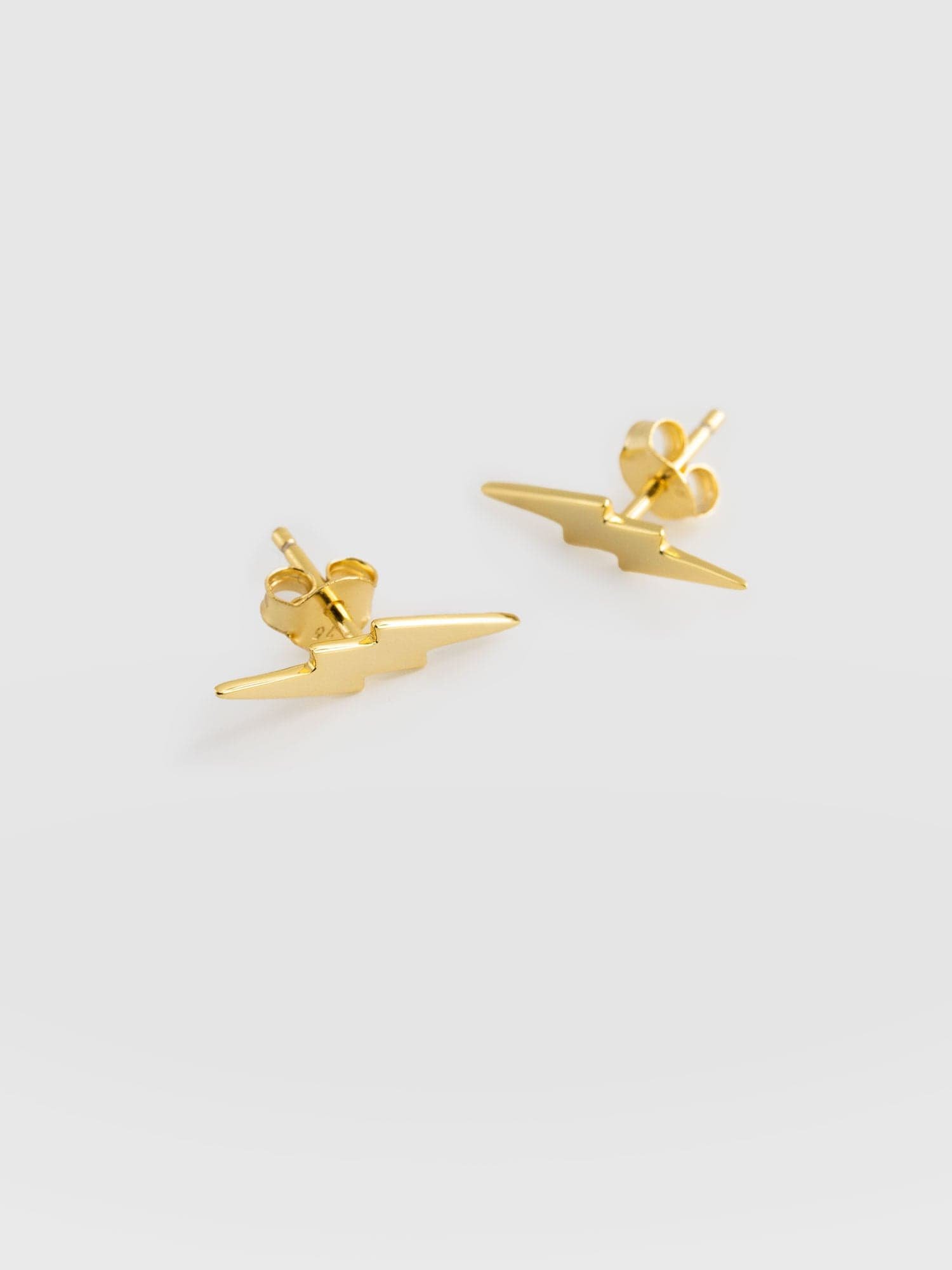 Lightning Earrings - Gold - Image 2