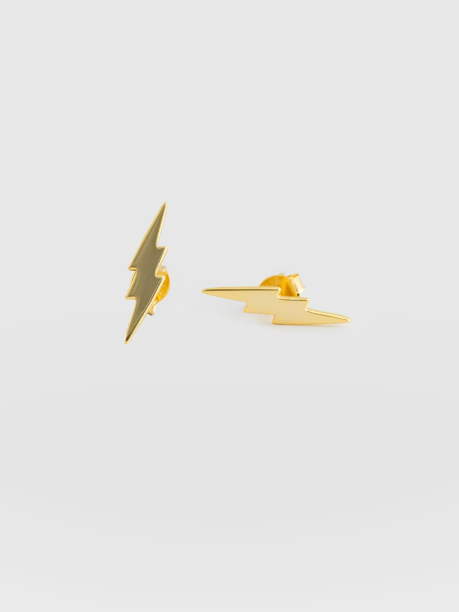 Lightning Earrings - Gold - Image 6