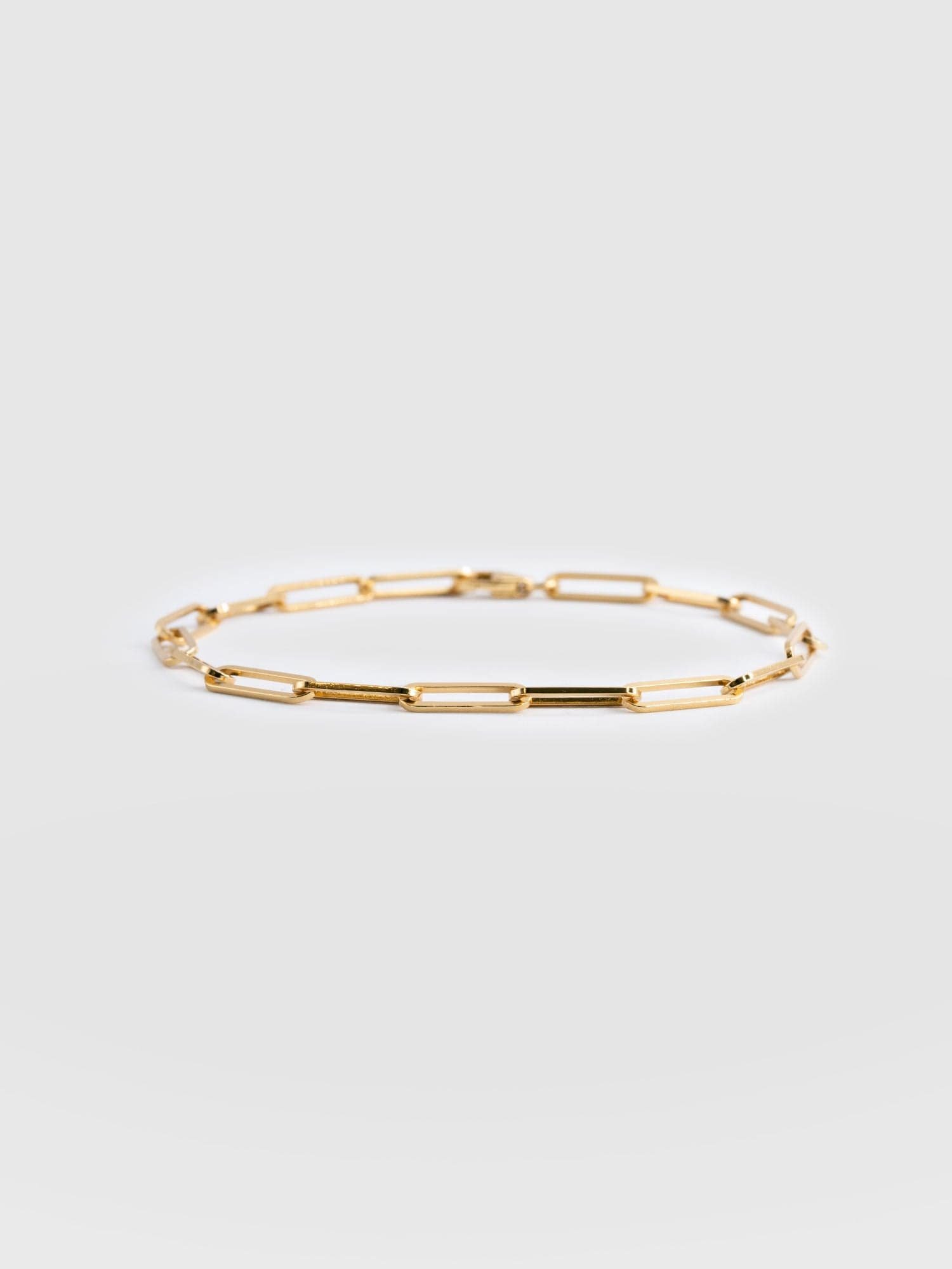 Link Chain Bracelet - Gold - Image 2