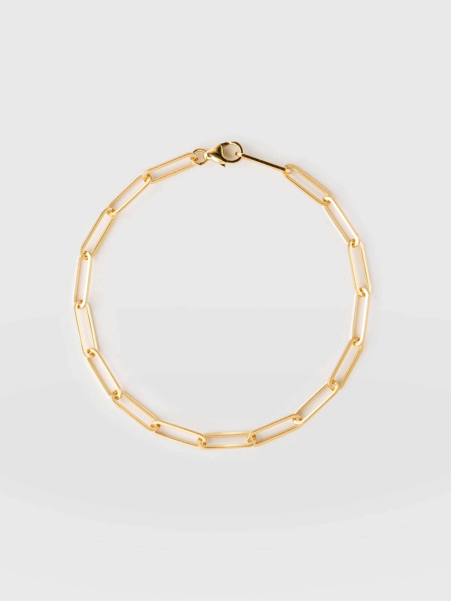 Link Chain Bracelet - Gold - Image 6