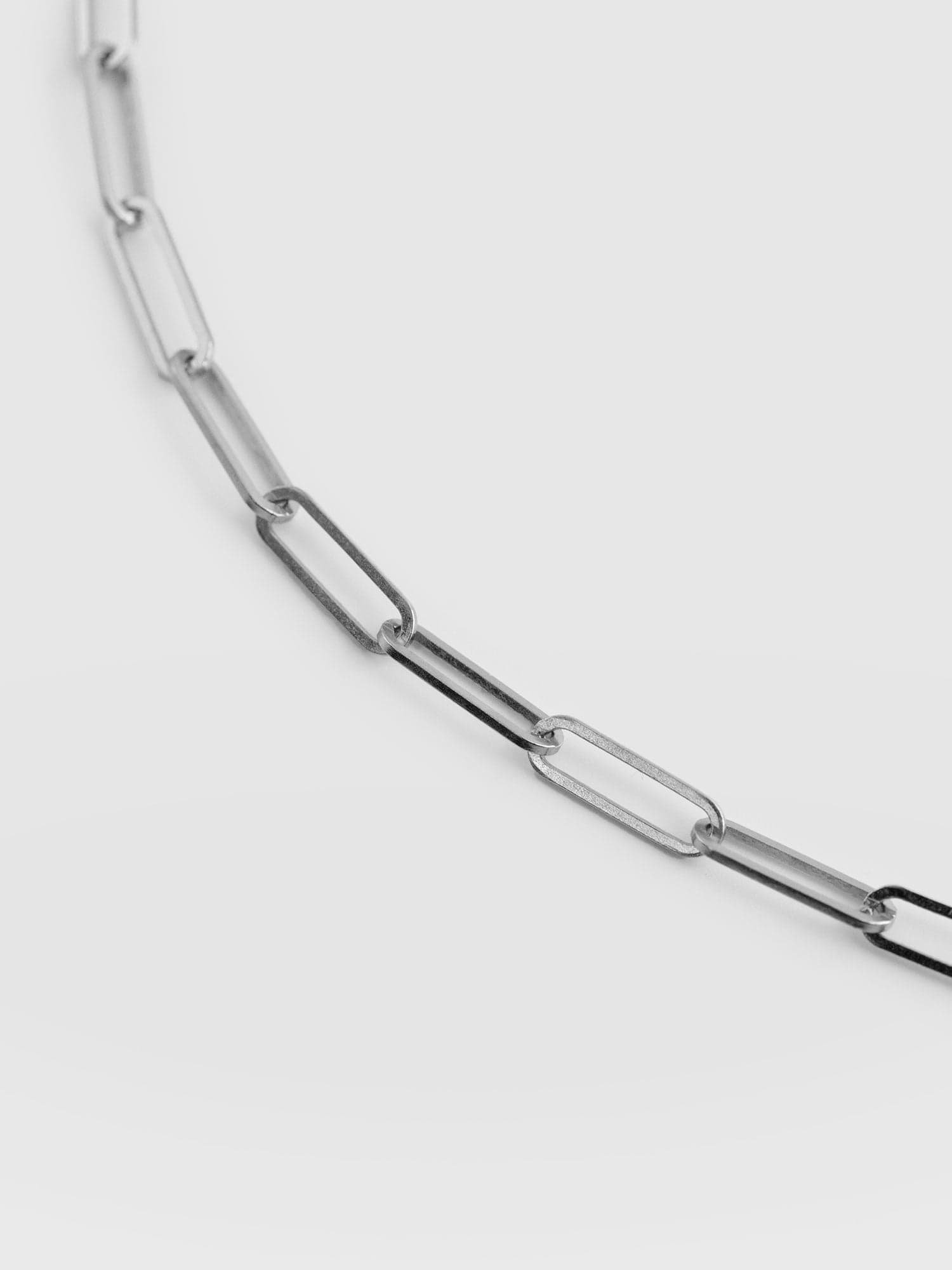Link Chain Necklace - Silver - Image 2