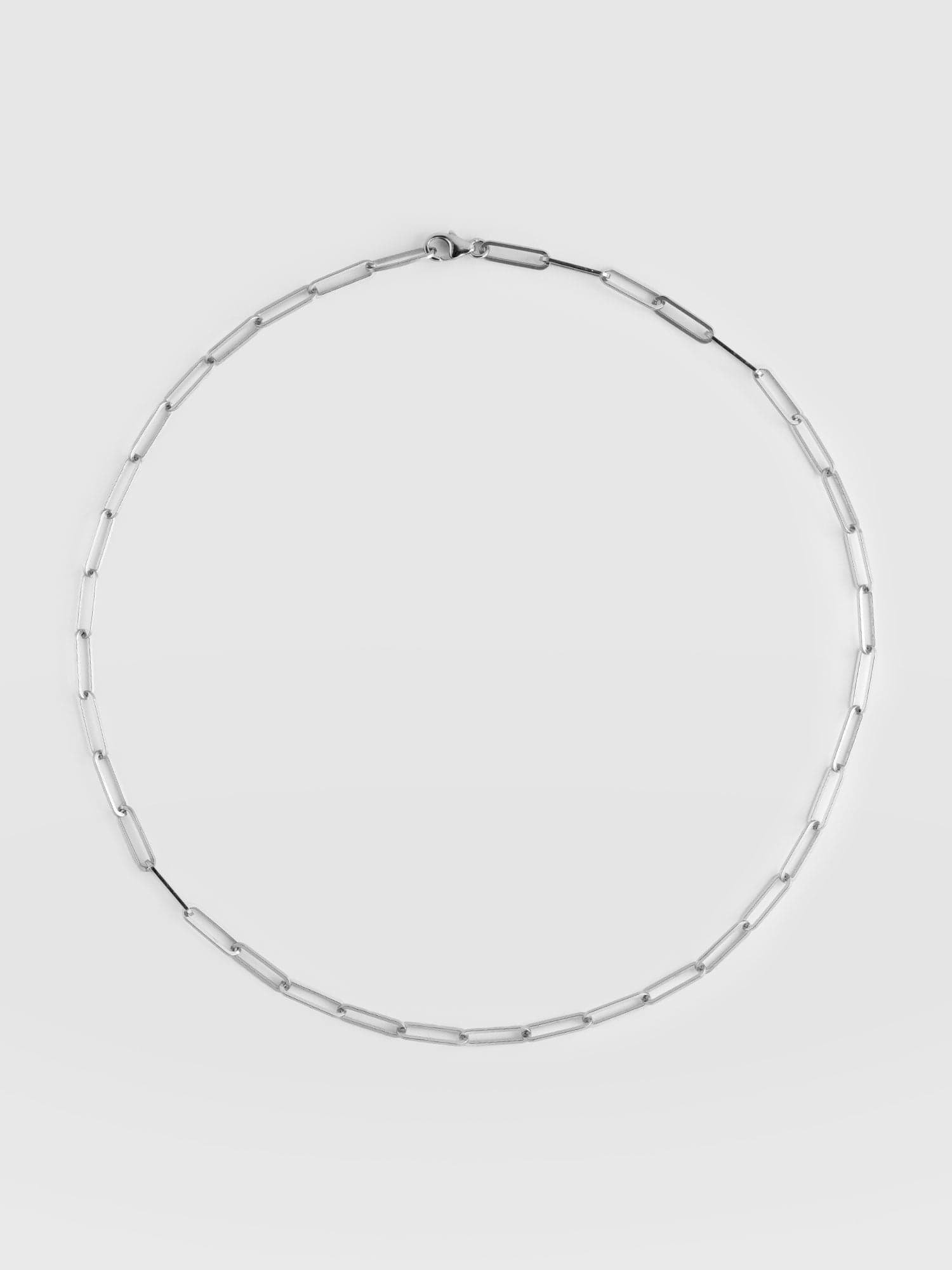 Link Chain Necklace - Silver - Image 6