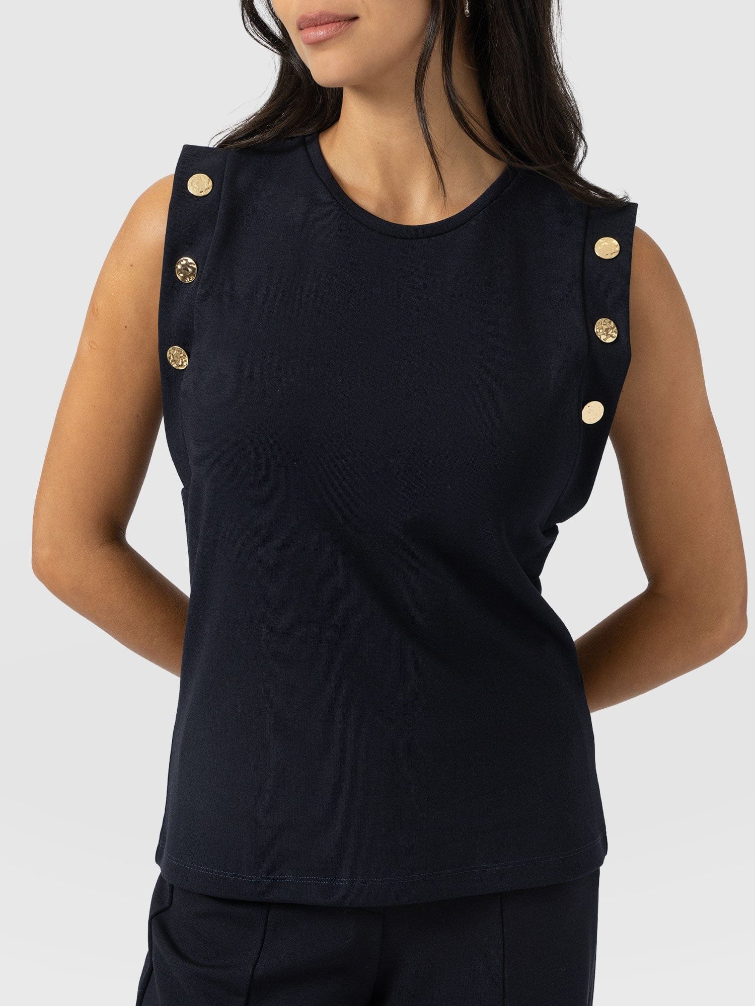 Rowan Tee - Navy - Molten - Image 3