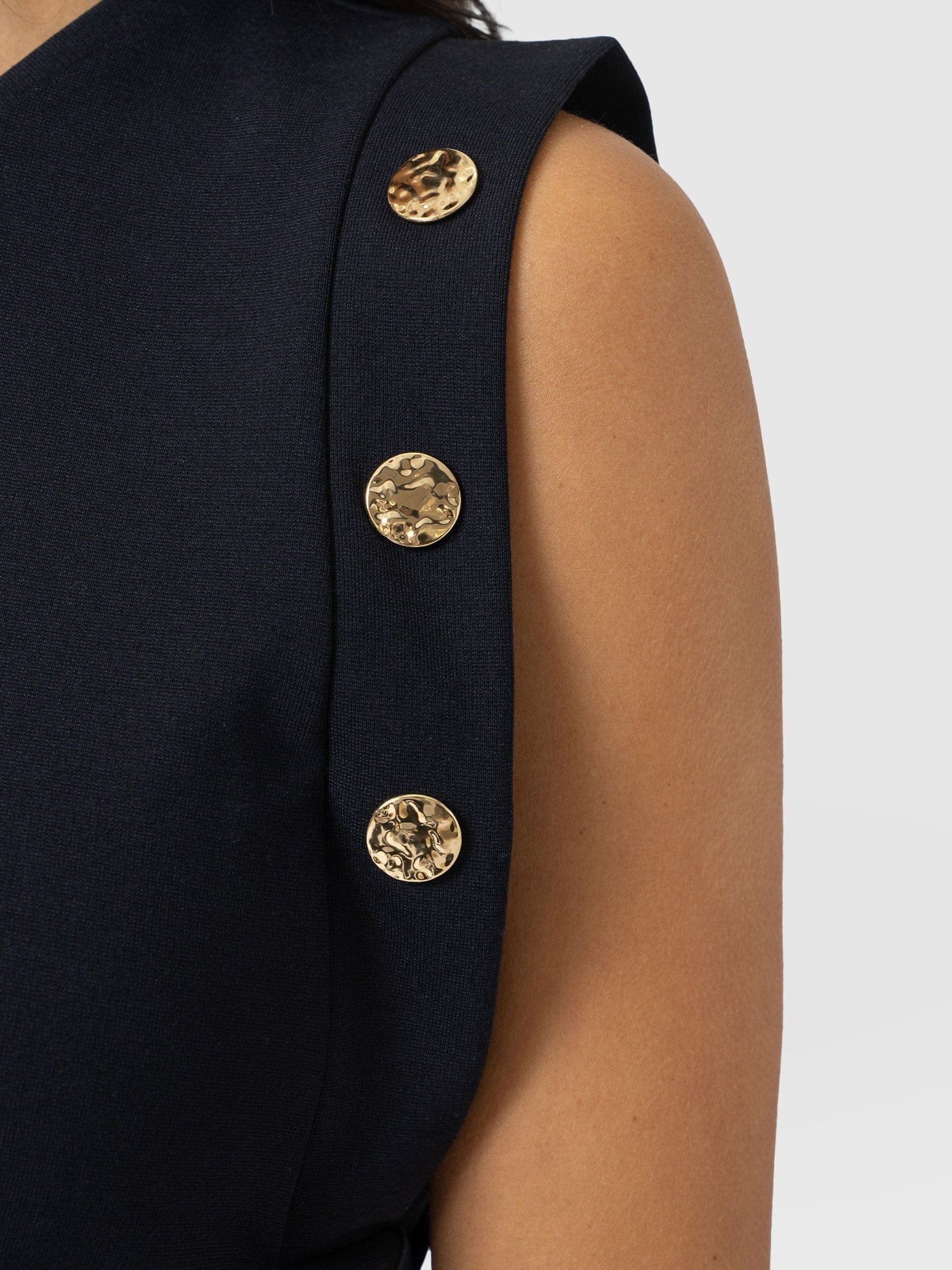 Rowan Tee - Navy - Molten - Image 4