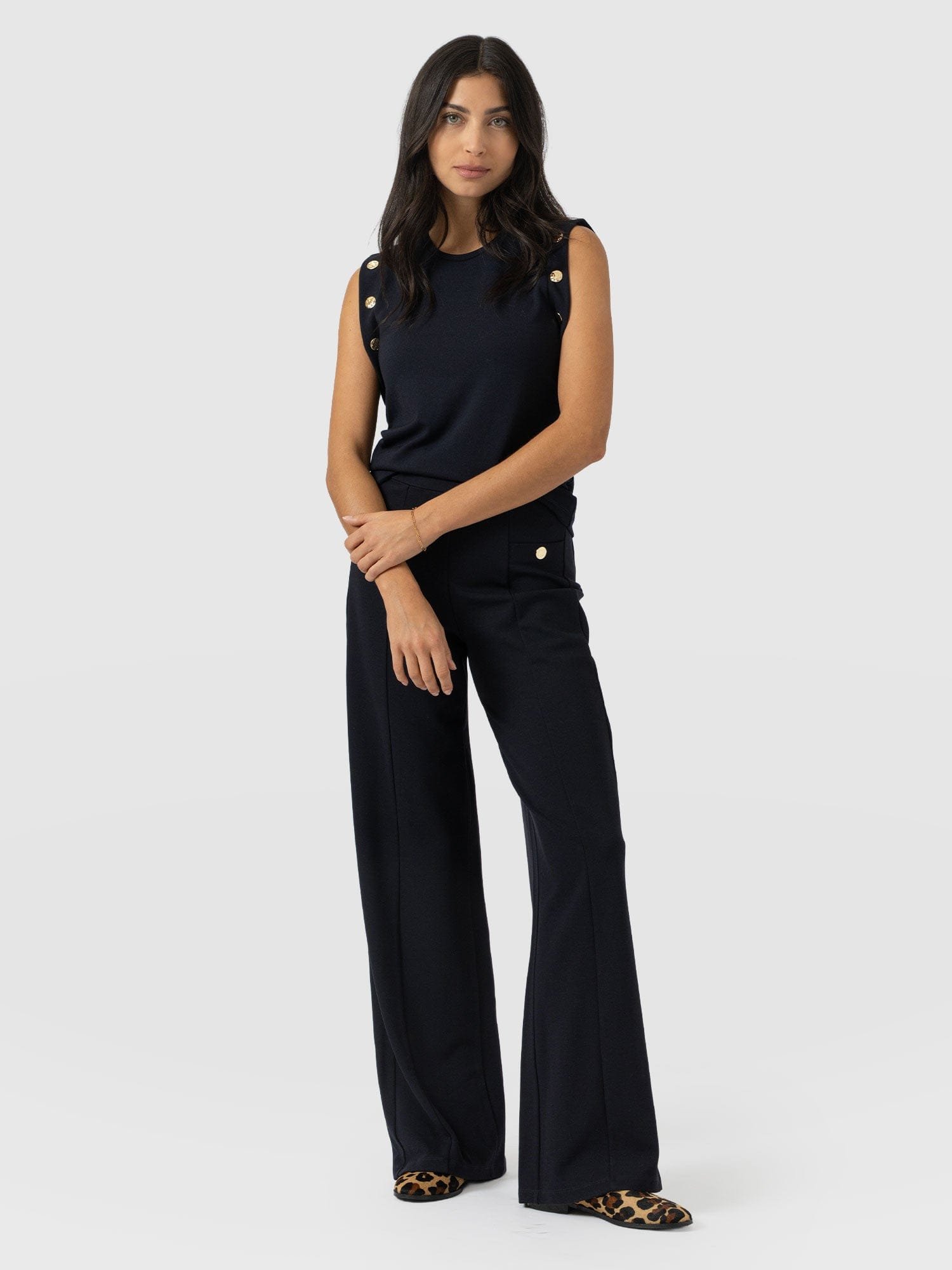 Rowan Tee - Navy - Molten - Image 2