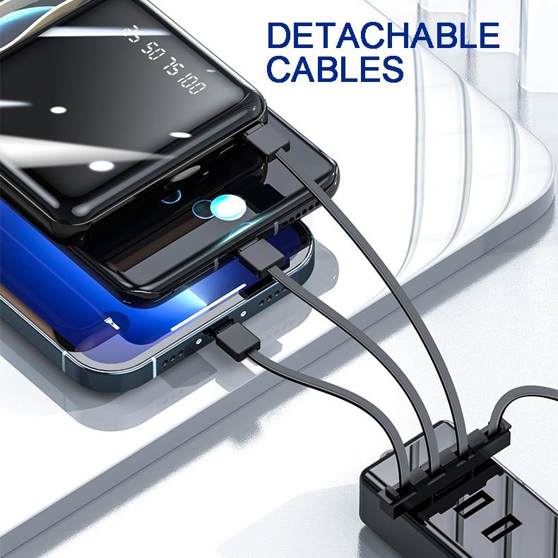 49 % OFF2024 latest 20000mAh large capacity built-in wired power bank! 🚀 - Image 6