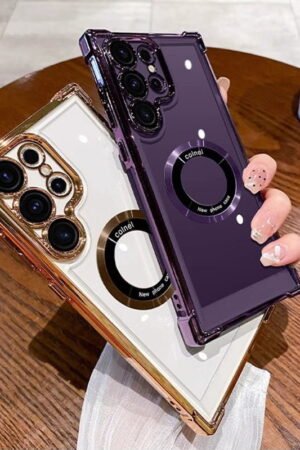 Four Corners Air Cushion Anti-Drop Magnetic Phone Case for Samsung