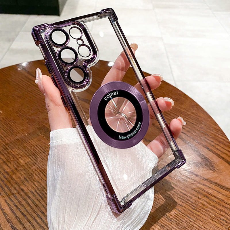 Four Corners Air Cushion Anti-Drop Magnetic Phone Case for Samsung - Image 2