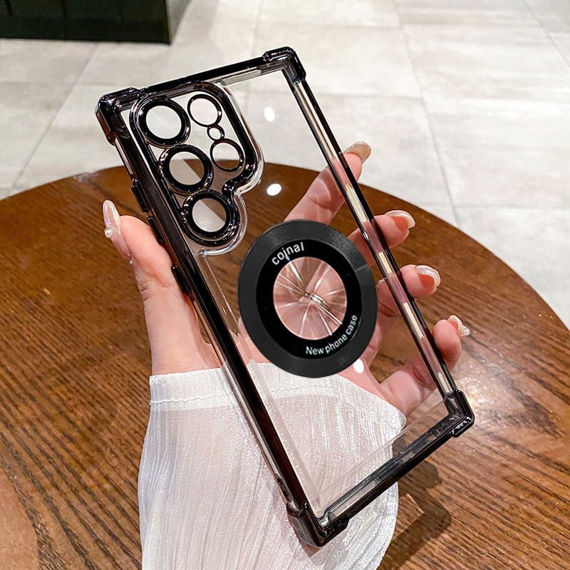 Four Corners Air Cushion Anti-Drop Magnetic Phone Case for Samsung - Image 3