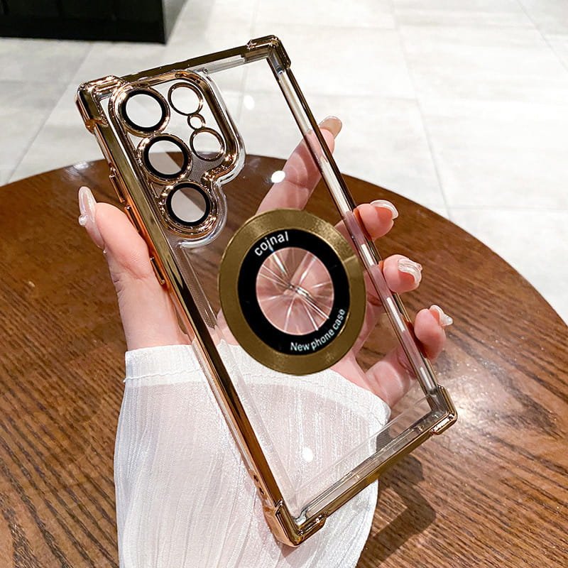 Four Corners Air Cushion Anti-Drop Magnetic Phone Case for Samsung - Image 5