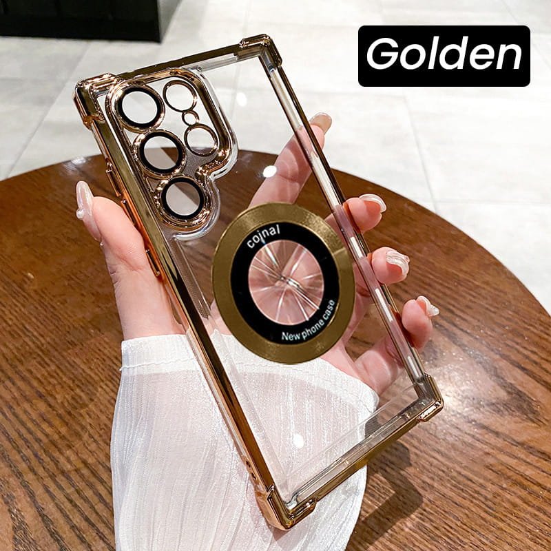 Four Corners Air Cushion Anti-Drop Magnetic Phone Case for Samsung - Image 14