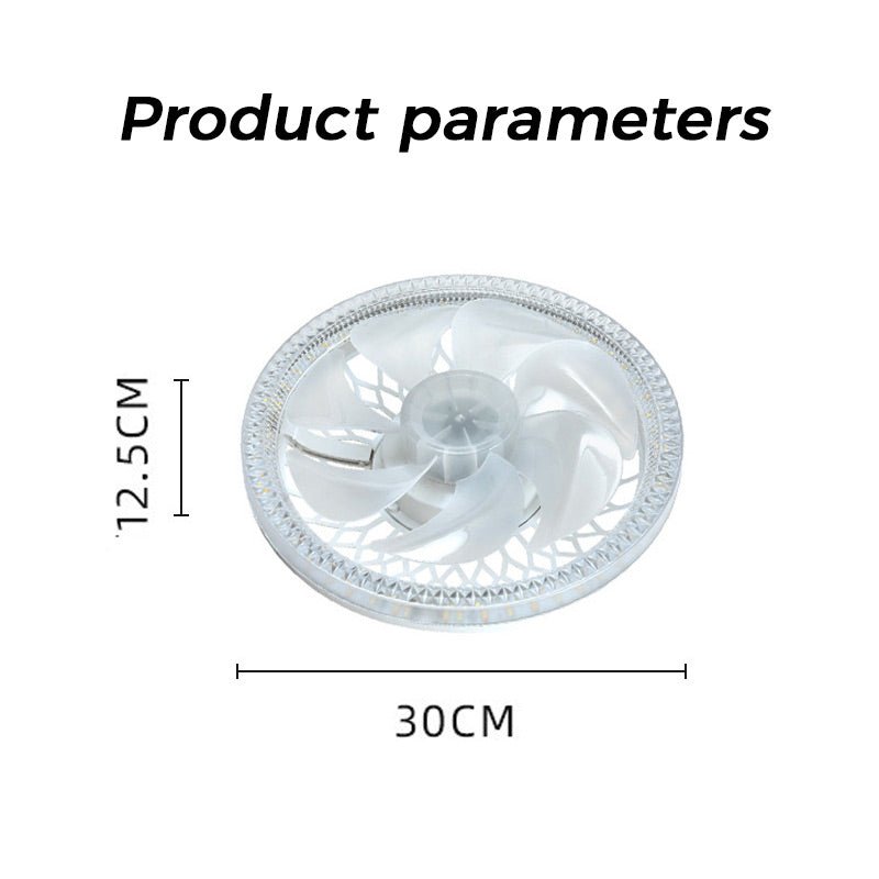 2-in-1 Mute Adjustable Fan Light with Remote Control - Image 8