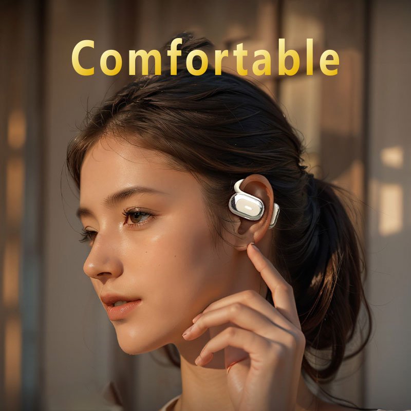 HiFi Comfortable Bluetooth Ear Hook Headphones with Adjustable Wire - Image 3