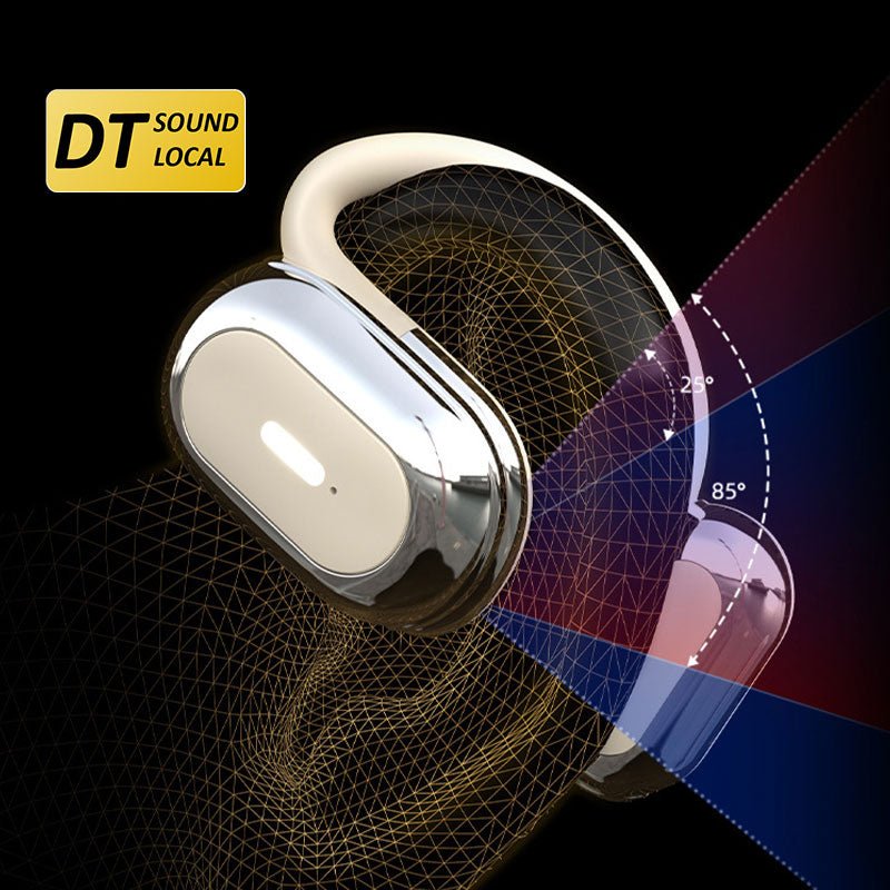 HiFi Comfortable Bluetooth Ear Hook Headphones with Adjustable Wire - Image 4
