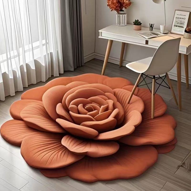 Floral Plush & Diatomaceous Earth Floor Mat - Image 5