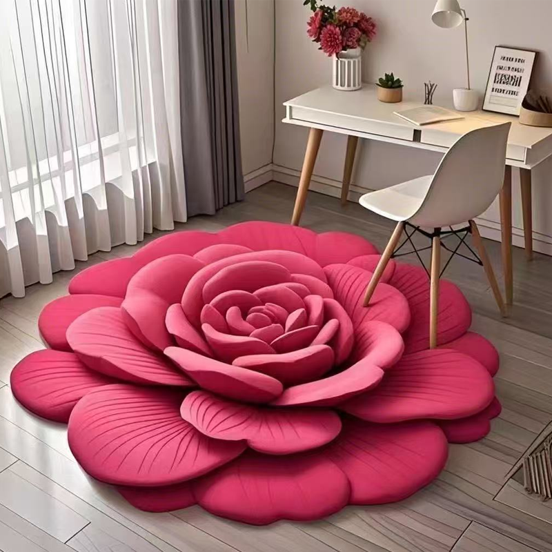Floral Plush & Diatomaceous Earth Floor Mat - Image 3