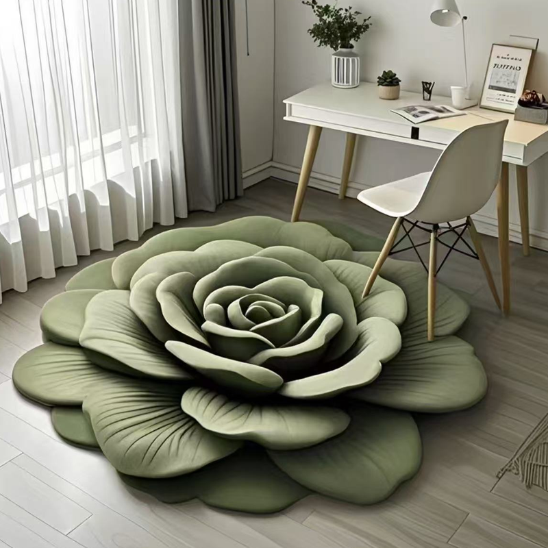 Floral Plush & Diatomaceous Earth Floor Mat - Image 8