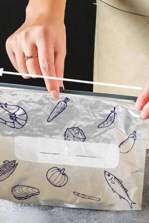 🔥Last Day Buy 2 Get 1 Free🔥-🥦Reusable Aluminum Foil Sealable Storage Bags🍅