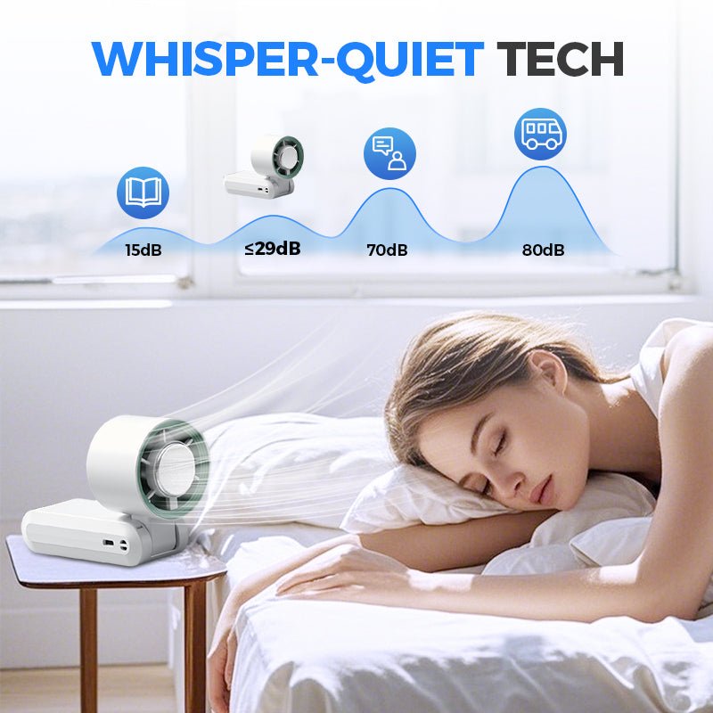 🔥HOT SALE🥳50K+ SOLD!❄️Handheld Portable Fan with Ice Cooler - Image 5