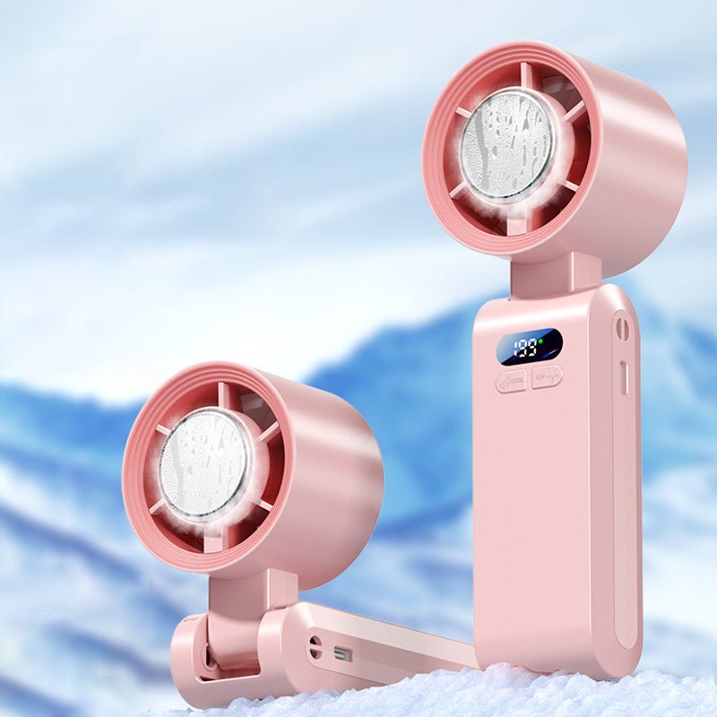 🔥HOT SALE🥳50K+ SOLD!❄️Handheld Portable Fan with Ice Cooler - Image 11