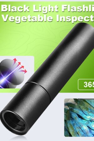 🛡️UV Black Light Flashlight for Vegetable Inspection