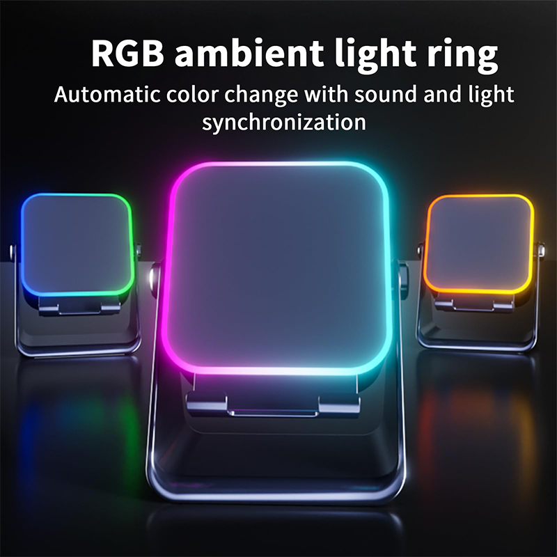 π 50% OFF 5-IN-1 WIRELESS SPEAKER STAND! π Induction Audio, Phone Holder & Ambient Light - Image 14