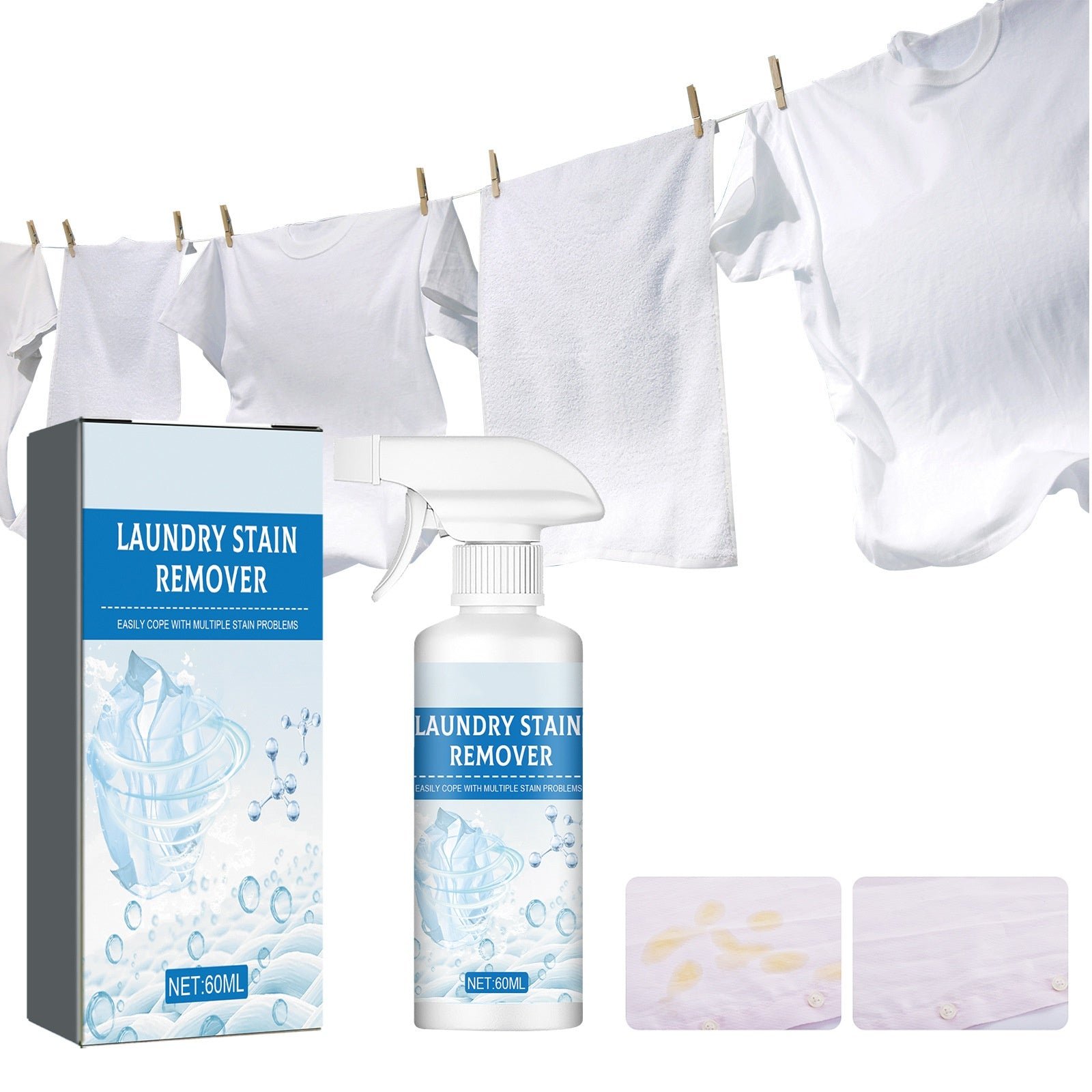 🏆 Last Week Special Price £8.99 ! 💐🔥Buy 2 Get 1 Free🔥Powerful Laundry Stain Remover Spray - Image 9