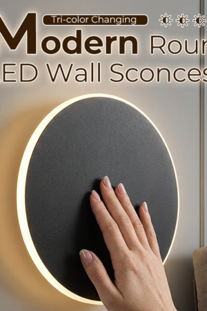 π‘ 50% OFF NOW! β¨ Modern Round LED Wall Sconces β Dimmable, Energy-Saving & Sleek Design for Any Room π